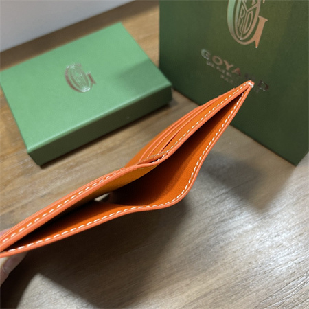 Saint-Pierre Card Wallet Goyardine Canvas & Vauzelles Leather 11 Colors