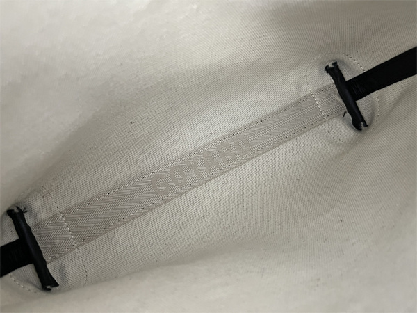 CONTI POUCH Goyardine Canvas&Chevroches Calfskin Black