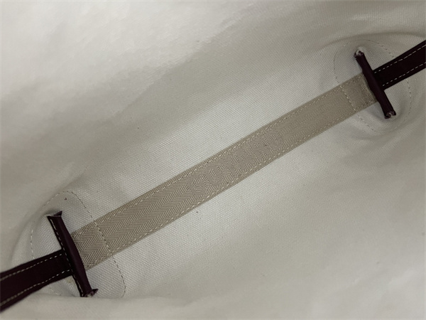 CONTI POUCH Goyardine Canvas&Chevroches Calfskin Burgundy