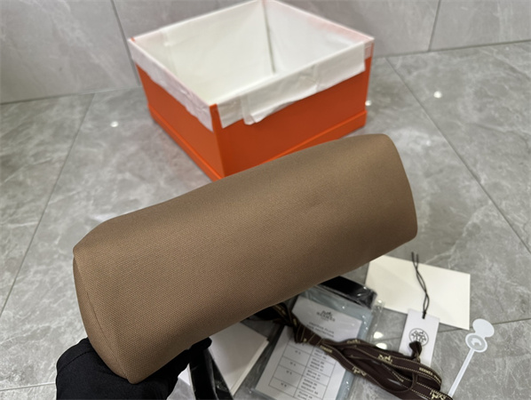 Her.mes Herbag Backpack Canvas and Calfskin