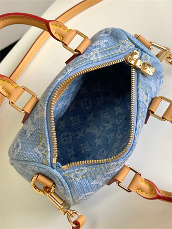 LV Nano Speedy Monogram Denim Sky Blue M11212