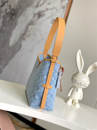 LV CarryAll PM Bag Monogram Denim Sky Blue M11462