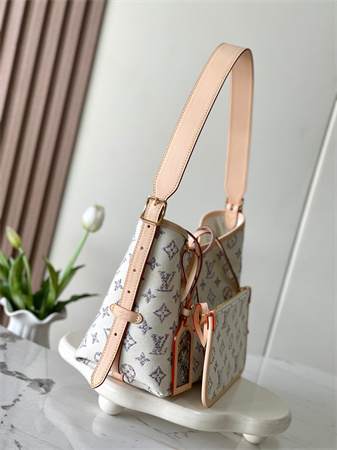 LV CarryAll PM Bag Monogram jacquard fabric Multicolor Beige M24707