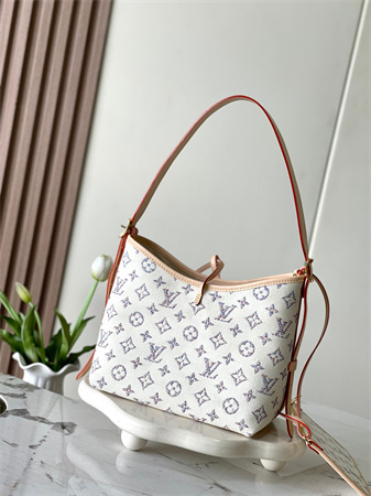 LV CarryAll PM Bag Monogram jacquard fabric Multicolor Beige M24707