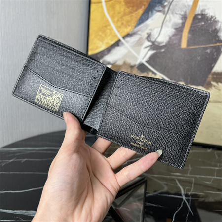 LV Slender Wallet Monogram Surfin’ coated canvas Black M83468