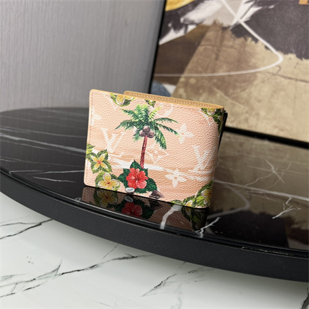 LV Slender Wallet Monogram Surfin’ coated canvas Beige M83468