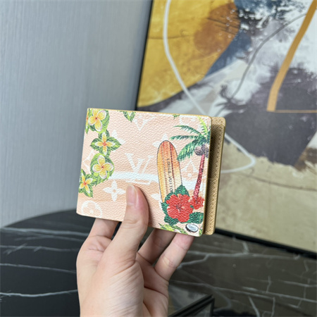 LV Slender Wallet Monogram Surfin’ coated canvas Beige M83468