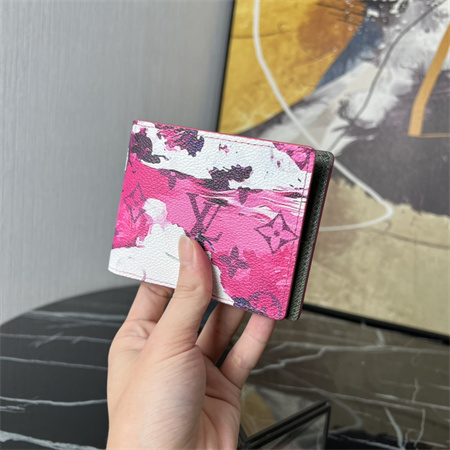 LV Slender Wallet Monogram Surfin’ coated canvas Purple  M83468