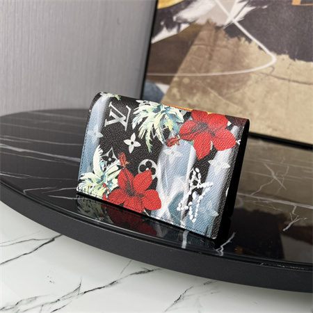 LV Passport Cover Monogram Surfin’ coated canvas Black M83479