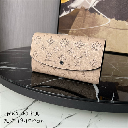 L.V IRIS Wallet Monogram Leather Beige M60143