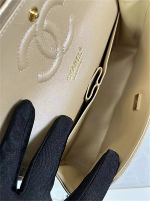 Chanel Medium Classic Flap Bag Metallic Gold AS1112