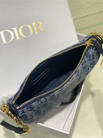 Diorstar Callisto Bag Blue Denim Dior Oblique Jacquard