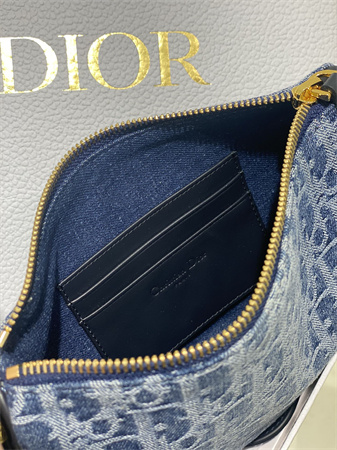 Diorstar Callisto Bag Blue Denim Dior Oblique Jacquard