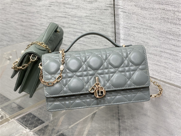 CD Miss Dior MINI Top Handle Bag Cannage Lambskin