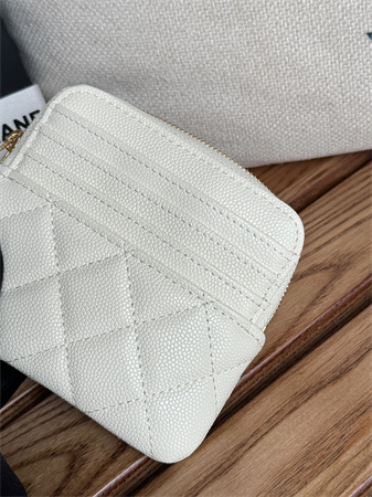 Chanel Zipper Coin Purse Grained Calfskin/Lambskin AP2061