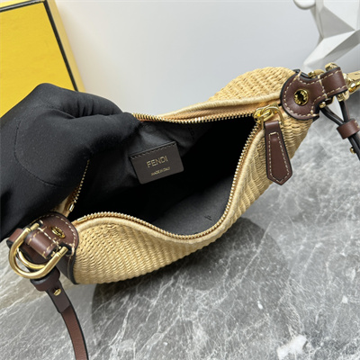 Fen.digraphy Mini Bag Natural Raffia