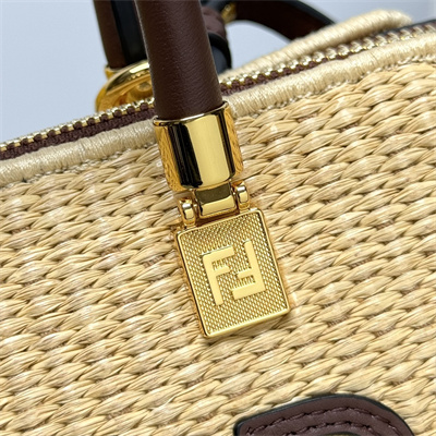 Fen.di By The Way Mini Bag Natural Raffia