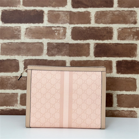 Gu.cci Ophidia GG Pouch Supreme Canvas Dusty Pink 625549