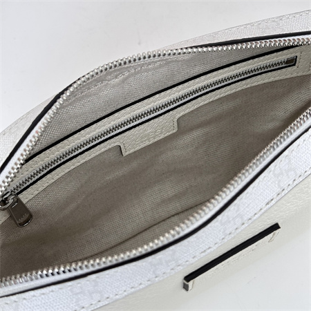 Gucci SMALL GG CROSSBODY BAG WITH TAG White leather and White GG Supreme canvas 795465