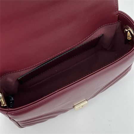 Gu.cci GG Marmont  MINI TOP HANDLE BAG  Rosso Ancora red 811238