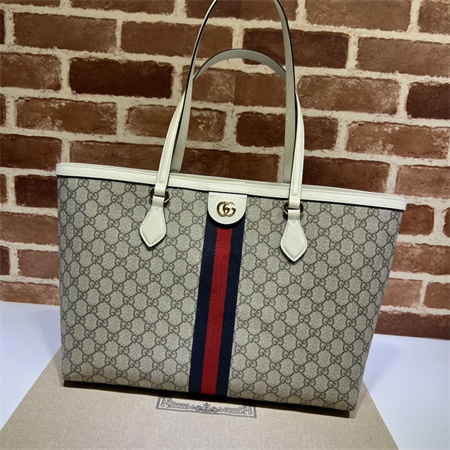 Gu.cci Ophidia  GG Medium Tote Bag Supreme Canvas 631685