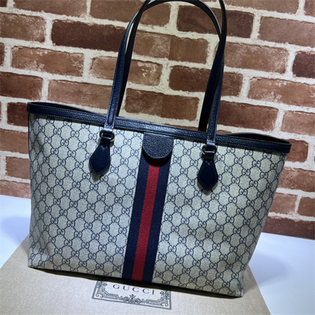 Gu.cci Ophidia  GG Medium Tote Bag Supreme Canvas 631685