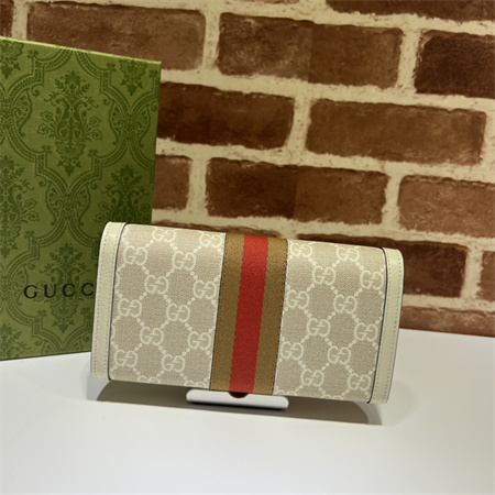 Gu.cci Ophidia Continental Wallet GG Supreme Canvas 523153