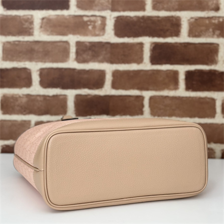 Gu.cci Ophidia Mini Tote Bag GG Supreme Canvas Dusty Pink 765043