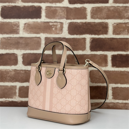 Gucci OPHIDIA MINI TOTE BAG Dusty Pink 811716