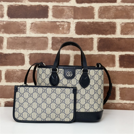 Gucci OPHIDIA MINI TOTE BAG Navy 811716