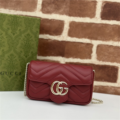 Gucci GG MARMONT  MINI BAG Burgundy 476433