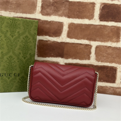 Gucci GG MARMONT  MINI BAG Burgundy 476433