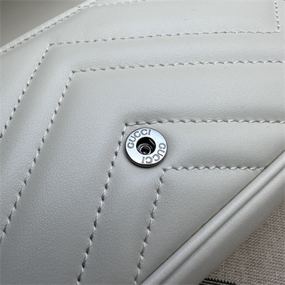 Gu.cci GG Marmont  Mini Bag White 476433