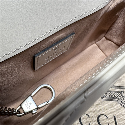 Gu.cci GG Marmont  Mini Bag White 476433