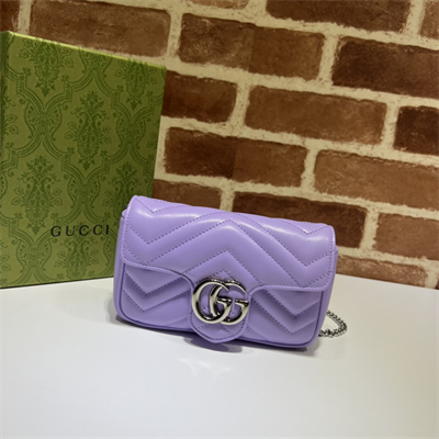 Gucci GG MARMONT  MINI BAG Purple 476433