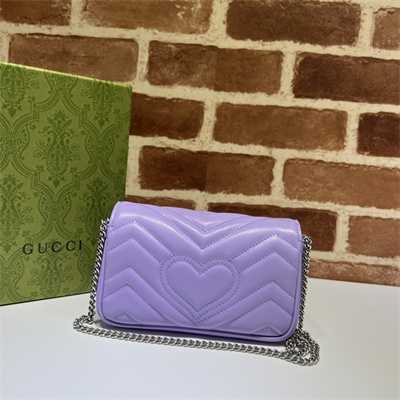 Gucci GG MARMONT  MINI BAG Purple 476433