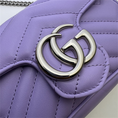 Gucci GG MARMONT  MINI BAG Purple 476433