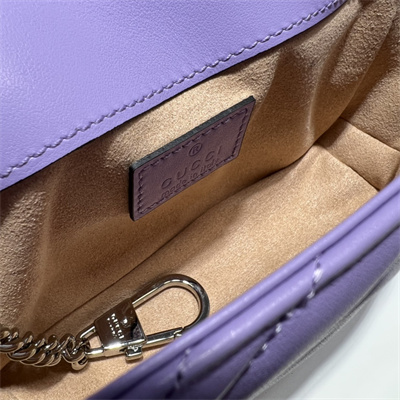 Gucci GG MARMONT  MINI BAG Purple 476433