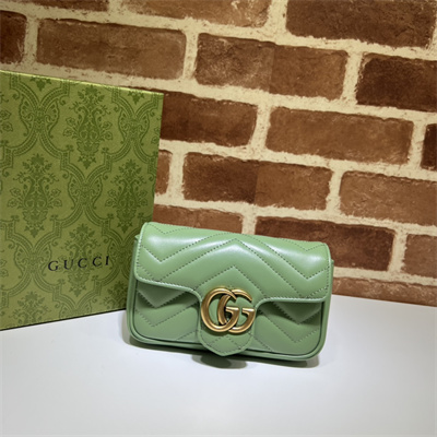 Gucci GG MARMONT  MINI BAG Green 476433