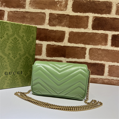 Gucci GG MARMONT  MINI BAG Green 476433