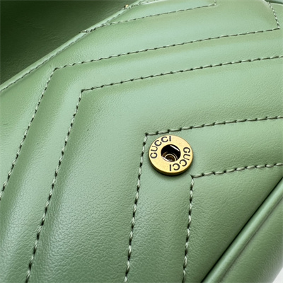 Gucci GG MARMONT  MINI BAG Green 476433
