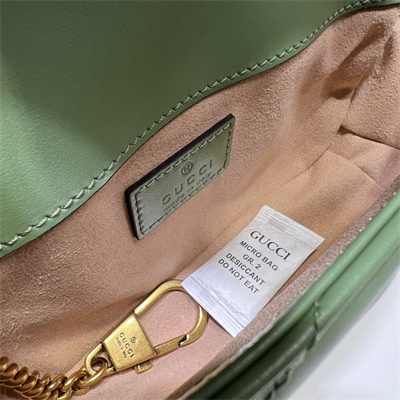 Gucci GG MARMONT  MINI BAG Green 476433