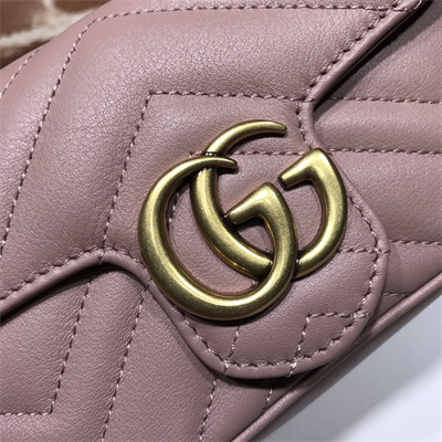 Gucci GG MARMONT  MINI BAG Dusty Pink 476433