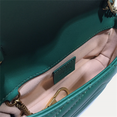 Gucci GG MARMONT MINI BAG Green 476433