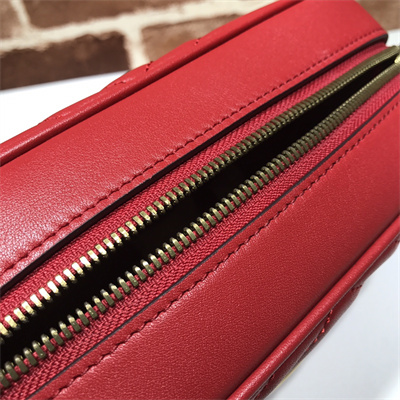 Gu.cci GG Marmont Small Shoulder Bag Red 447632