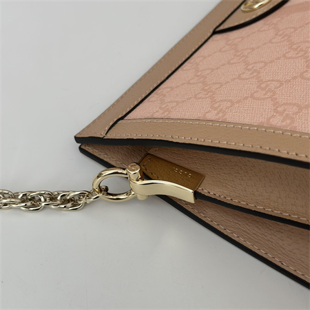 Gu.cci Ophidia GG Small Shoulder Bag Supreme Canvas Dusty Pink 503877