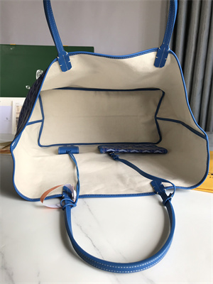 Goyard Saint Louis GM Bag In Goyardine Canvas & Chevroches Calfskin