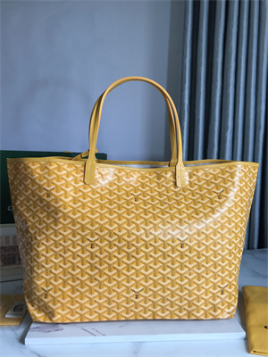 Goyard Saint Louis GM Bag In Goyardine Canvas & Chevroches Calfskin