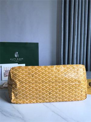 Goyard Saint Louis GM Bag In Goyardine Canvas & Chevroches Calfskin