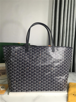 Goyard Saint Louis GM Bag In Goyardine Canvas & Chevroches Calfskin